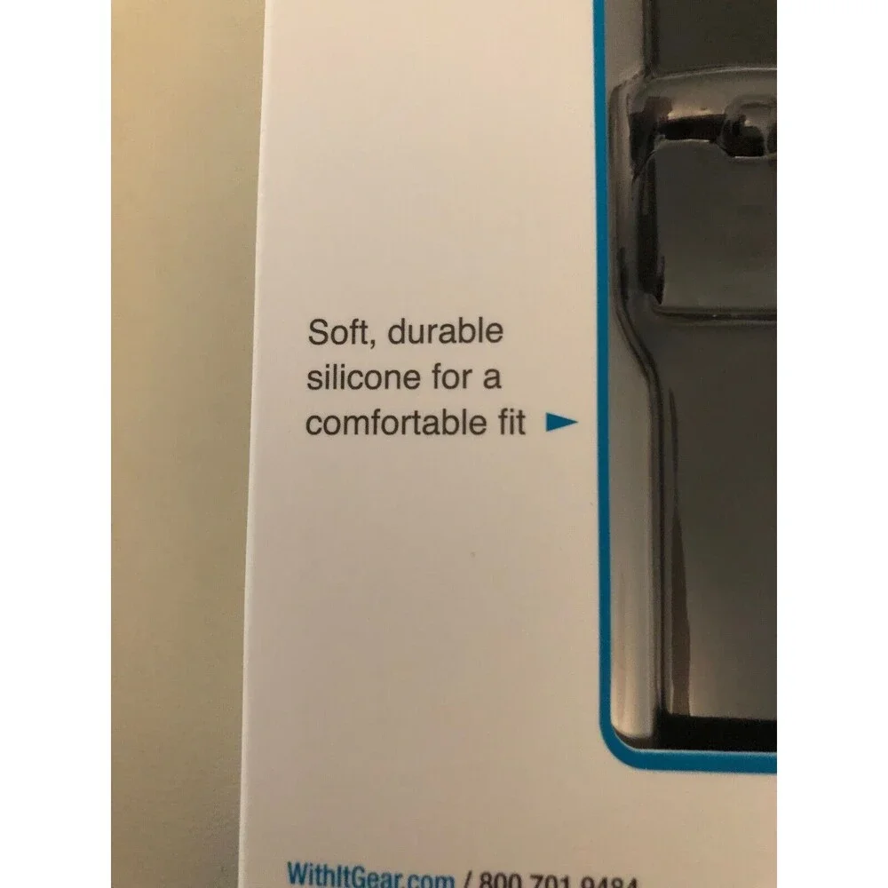 Apple Watch Band Withit 42 & 44 mm Black Silicone Watch Band New in Box